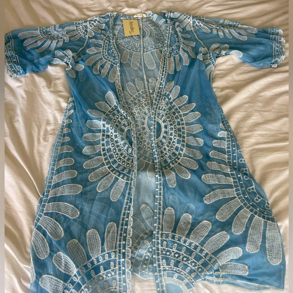L Lace Cover Up